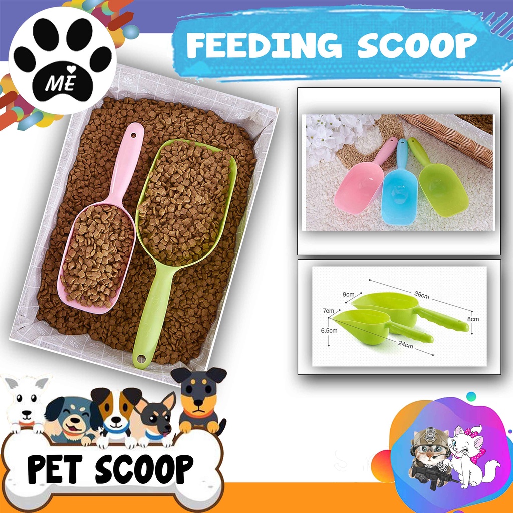 Pet Scoop &quot;FOOD LARGE&quot; Sendok Takar Makan