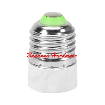 KRISBOW KONVERTER FITTING LAMPU E27 - E14 / FITTING CONNECTOR E27-E14 MS17