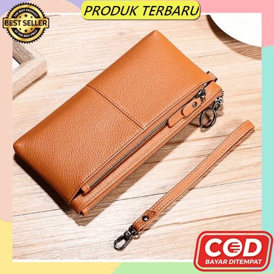 Dompet Pria Dompet Kulit Sintetis Lipat Premium Termurah Import Cowok Keren Branded  Dompet Panjang 