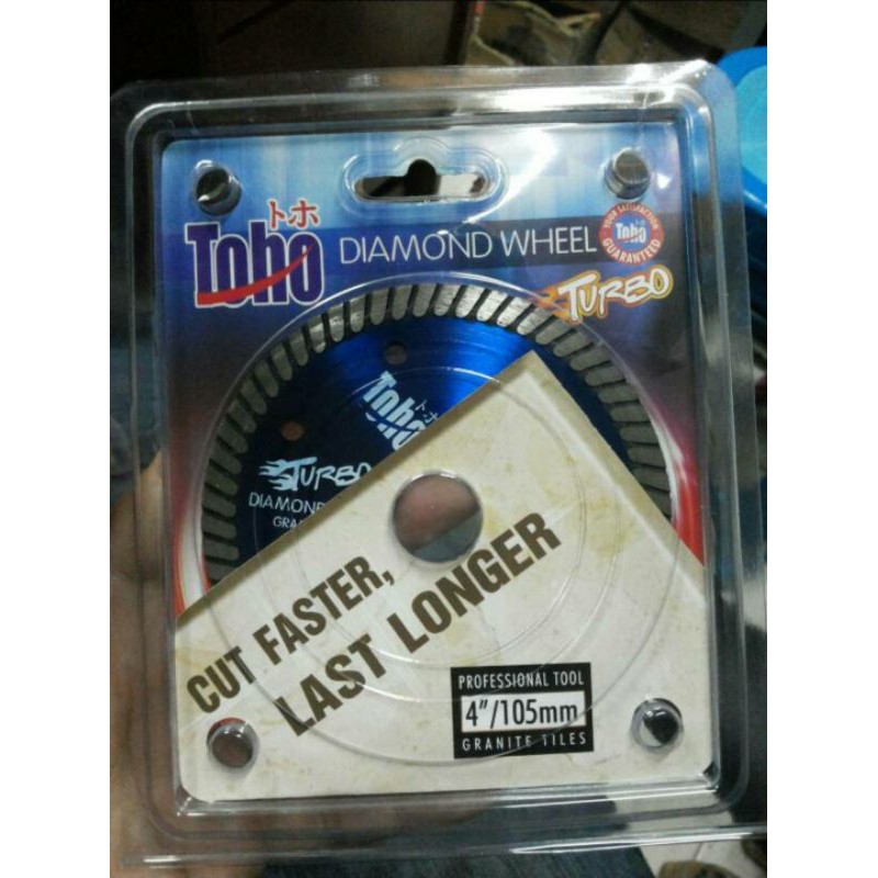 MATA POTONG KERAMIK TOHO DIAMOND WHEEL TOHO TURBO BIRU