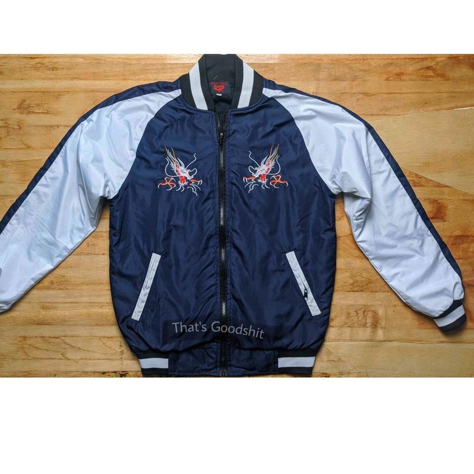 『30%』 JAKET SUKAJAN BORDIR DRAGON JAPAN PREMIUM ♥
