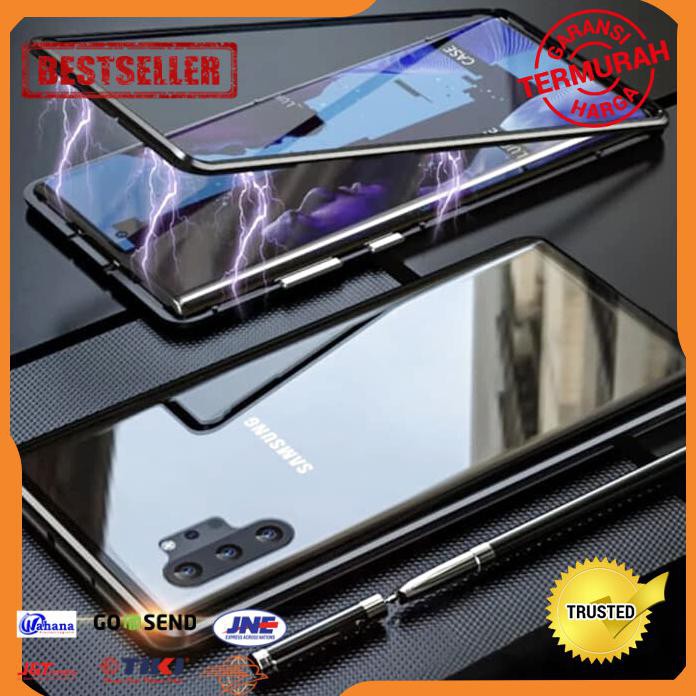 CASE SAMSUNG NOTE 10 PLUS MAGNET MAGNETIC CASING COVER METAL