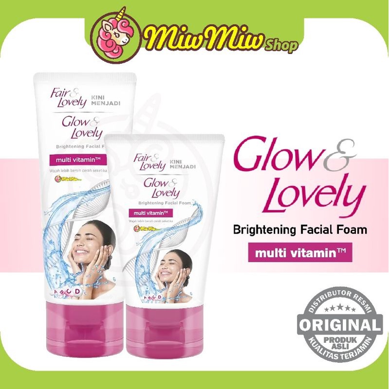 Fair &amp; Lovely - Glow &amp; Lovely Facial Foam (Sabun Cuci Muka)