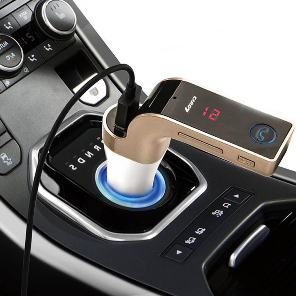 Car Charger 4 in 1 Bluetooth Handsfree FM  MP3