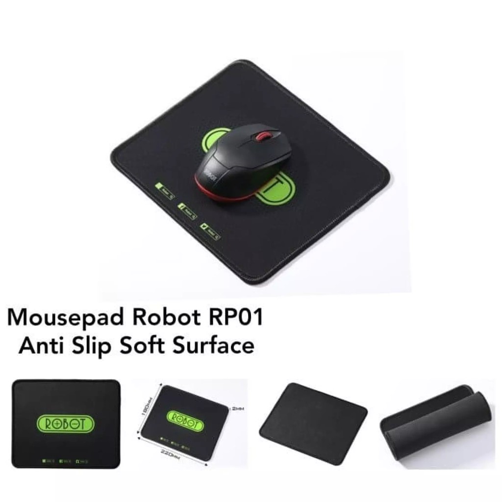 MOUSEPAD ROBOT RP01 ANTI SLIP WITH SOFT SURFACE MULUS LEMBUT ENAK DIPAKAI