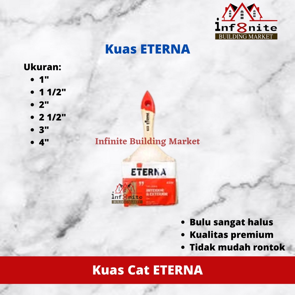 Kuas Cat ETERNA Kuas Cat Minyak Besi Kuas Cat Tembok Kuas Cat Bagus