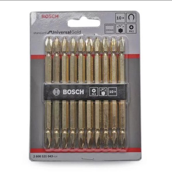 Mata Obeng Angin ORIGINAL BOSCH Universal GOLD 65 mm , 110 mm, 150 mm