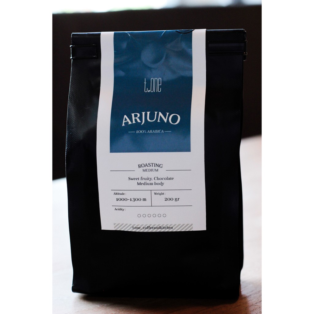 

Biji kopi Arabica Arjuno Natural 200gr - Coffee beans - T.one