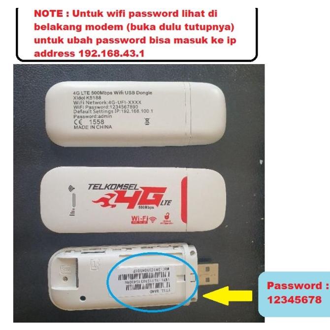 TERBAIK Modem Wifi Mifi 4G LTE Modem USB 500mbps Unlock Xidol K5188