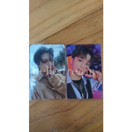 photocard Jeno chilling & Mark sticker