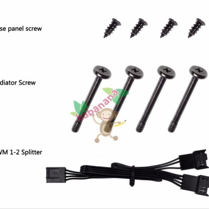 Fan ID cooling 140mm XF-14025-XT-W pwm 4 pin casing pc kipas