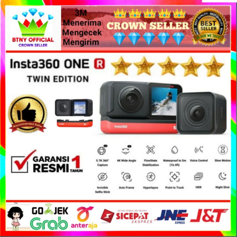 Insta360 One R Twin Edition / Insta 360 One R Twin GARANSI RESMI