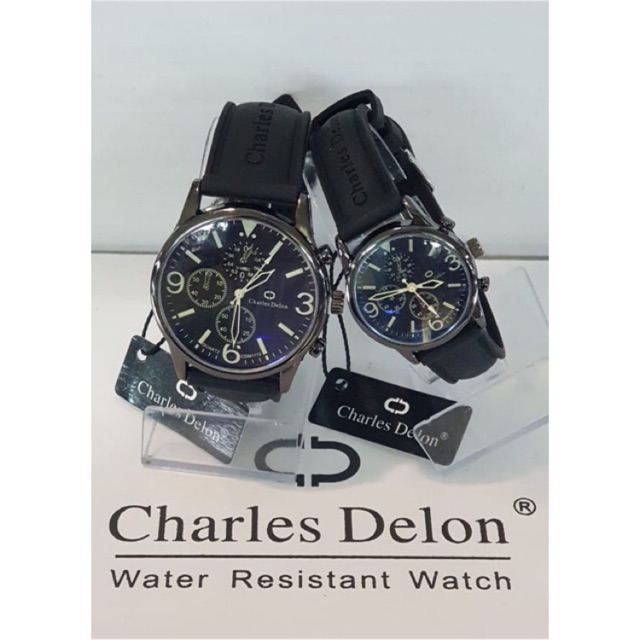 jam tangan couple charles delon ORI anti air