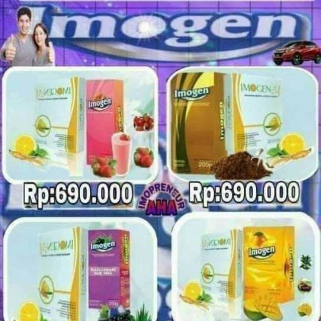 

Paket promil imogen m, strawberry, coklat, blackcurrant