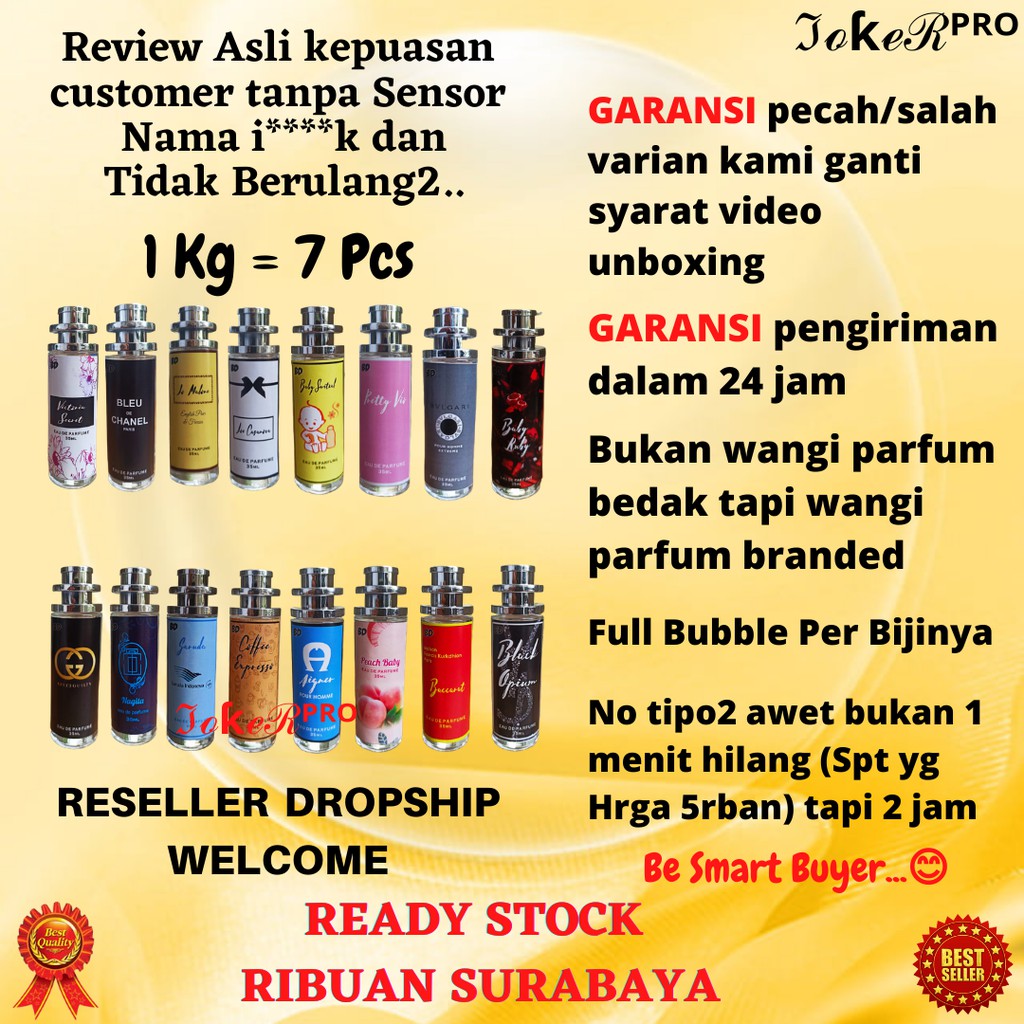 (JILID 2) PARFUM THAILAND 35ML BUDGET