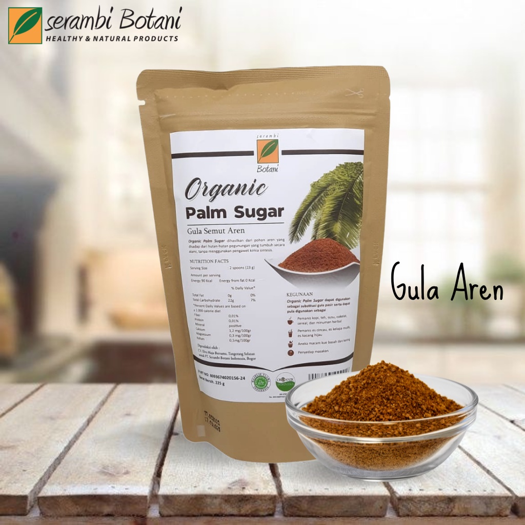 

Gula Aren Asli Bubuk Serbuk Organik Serambi Botani