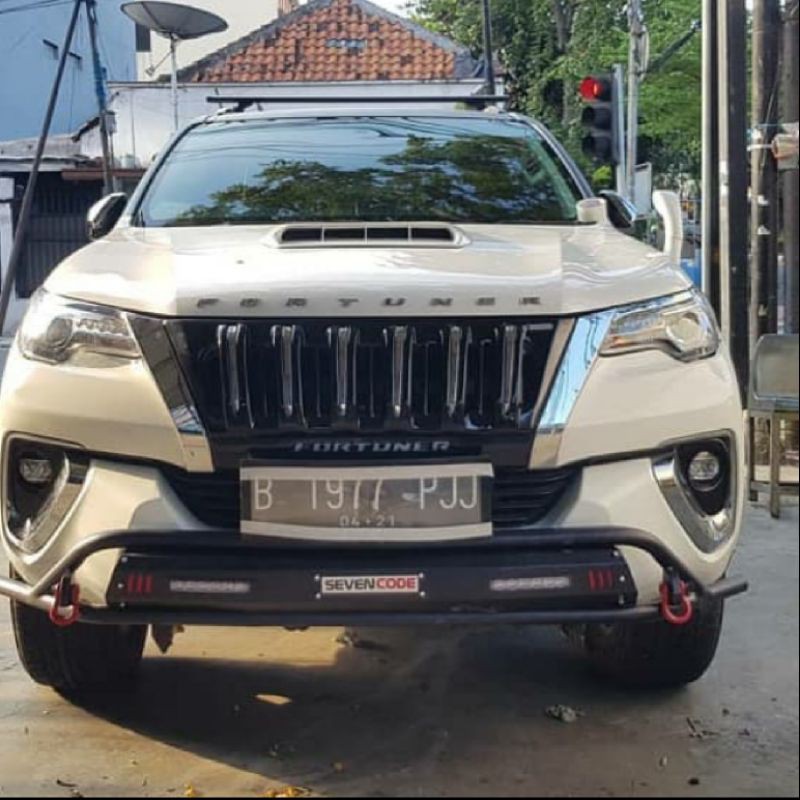 Jual Tanduk Cobra Seven Code All New Fortuner Led Towing Depan Shopee Indonesia