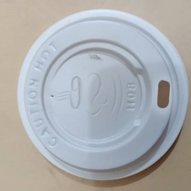 Hot Lid Paper Cup / Tutup gelas kertas / Tutup gelas kopi Uk.8 OZ