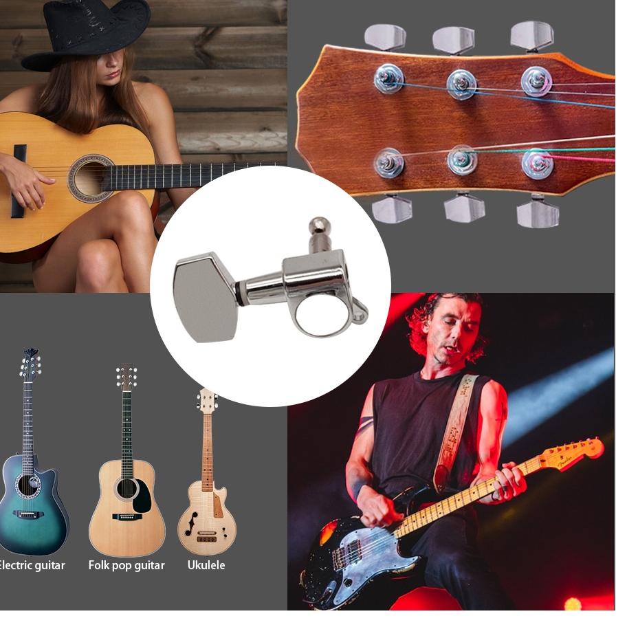 LANGSUNG KIRIM.. Dryer Gitar Tuning Peg Guitar Machine Head Aksesoris Gitar Akustik Dryer Grover Ori