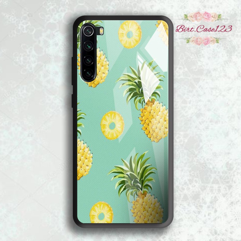 Case softcase silikon Gambar NANAS back case glass oppo samsung vivo xiaomi realme iphone all type