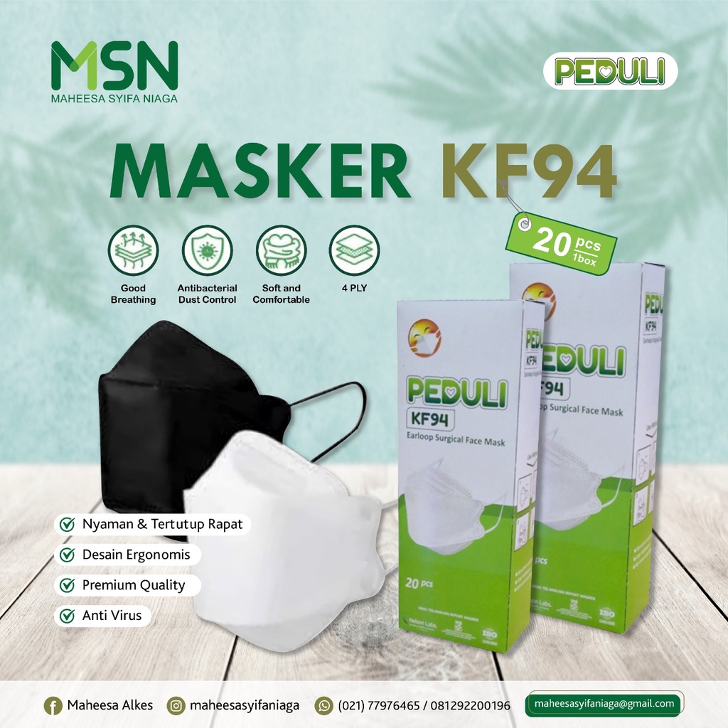 KF94 Surgical Face Mask - Peduli