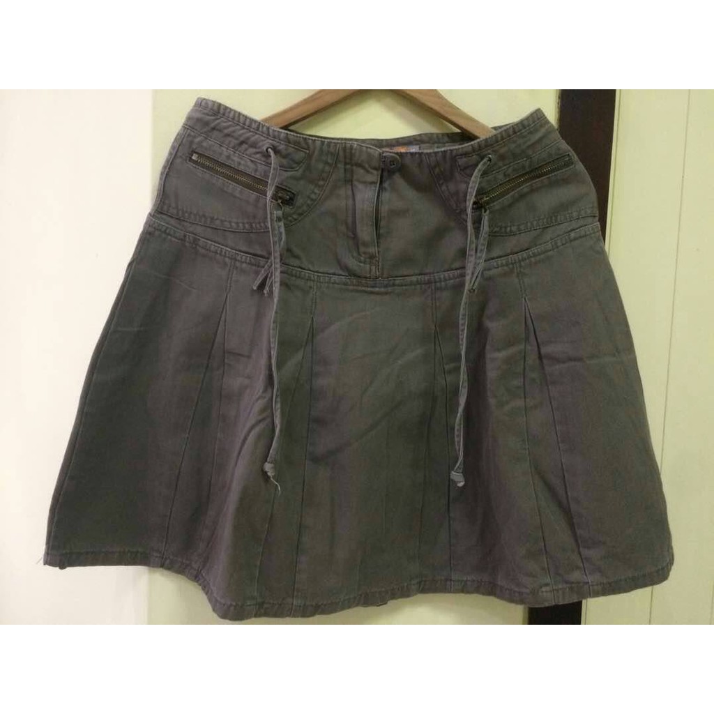 Rok Jeans Warna Hijau Lumut Army Merek Samuel & Kevin Preloved