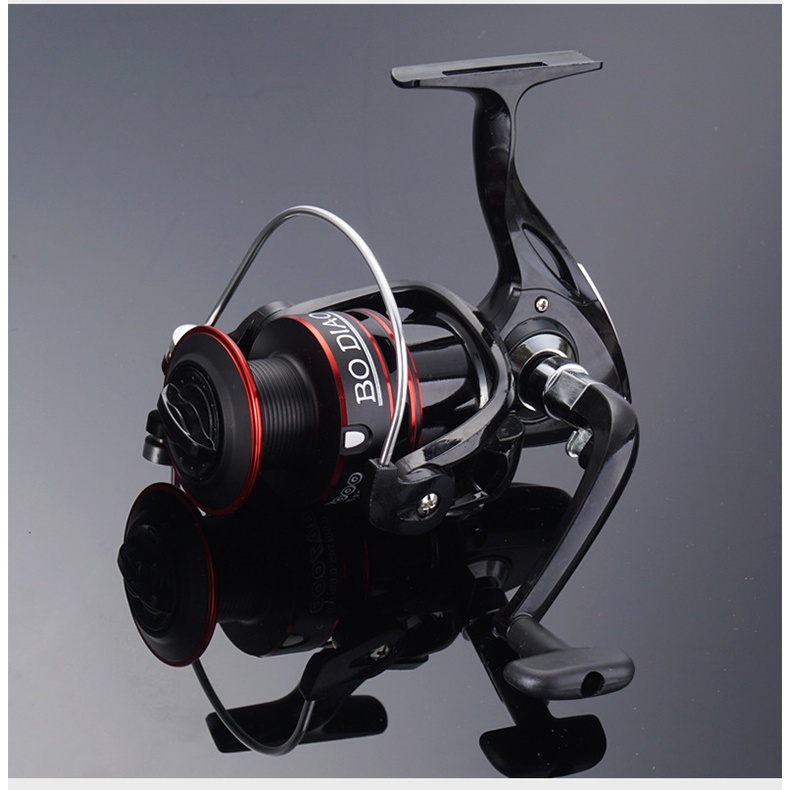 Jual Fishing reel pancing BA Metal spinning murah MAX DRAG 12 kg Alat gulungan senar Pancing katrol kerekan benang Rill Rell pancing ukuran ultralight 500 1000 2000 3000 4000 5000 6000