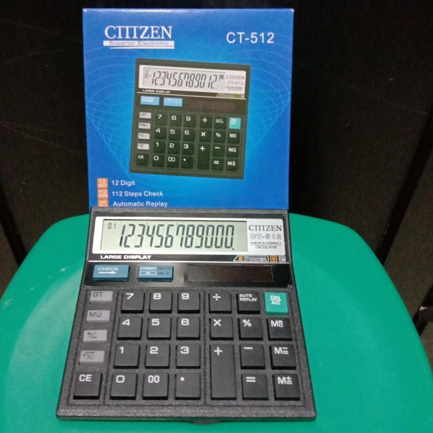 

Bisa COD Kalkulator 12 Digit / Calculator / Alat Hitung Citizen CT 512 ..,,.,,.,