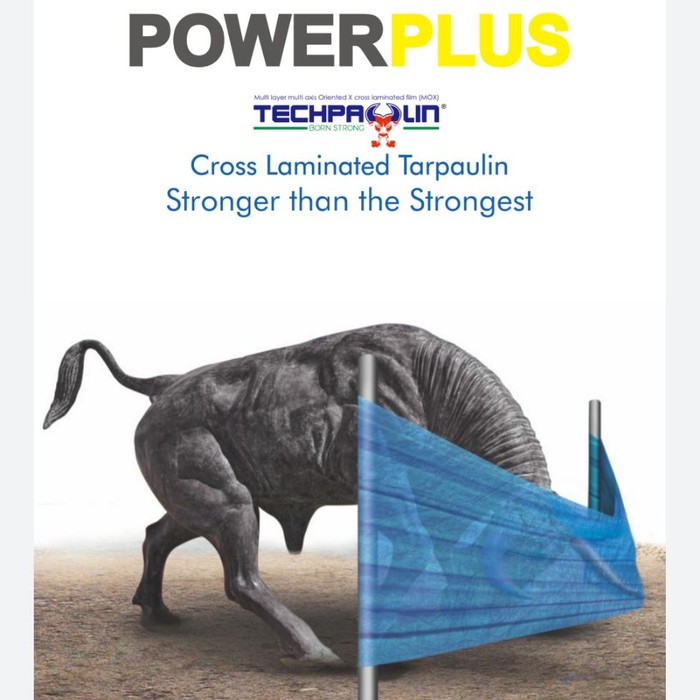 Terpal kolam ikan a12 (2x2x0.5M) Techpaulin Powerplus dari India