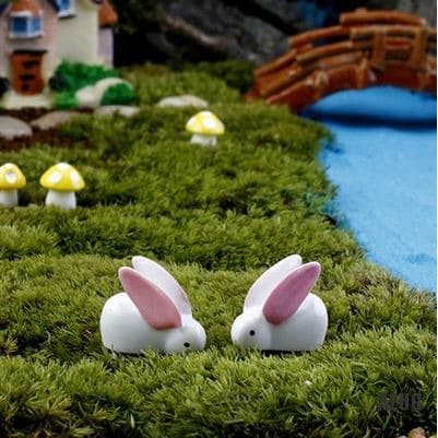 Miniatures - Terrariums - Fairy Garden - Animal_Rabbit (1pc)