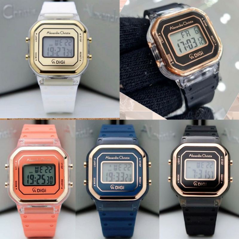 Jam Tangan Fashion Wanita Alexandre Christie Ac 9331 Lh Digi Series Original