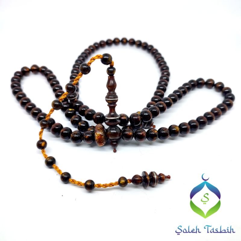 Tasbih Yuser Akar Bahar Laut Asli, Size 9mm Isi 99Butir