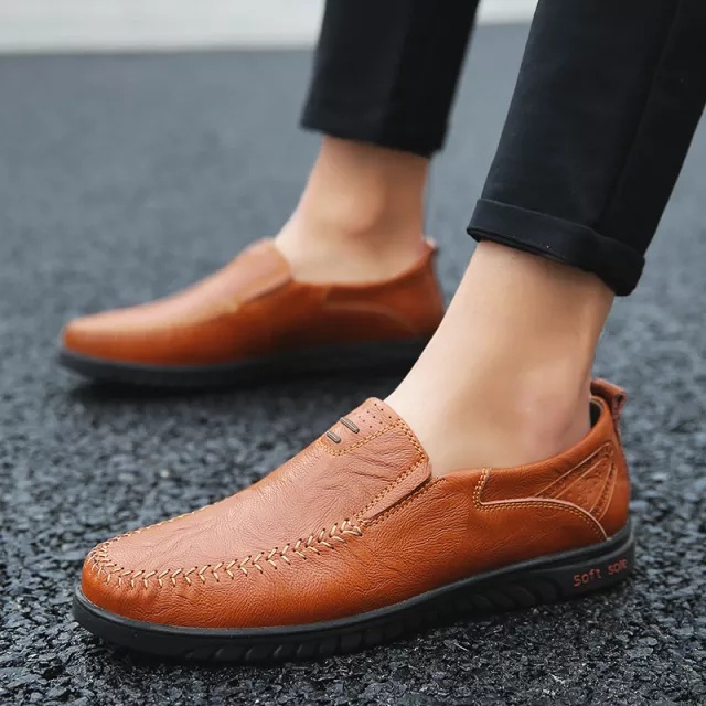 Sepatu Import Loafers Pria Kerja - LAZY