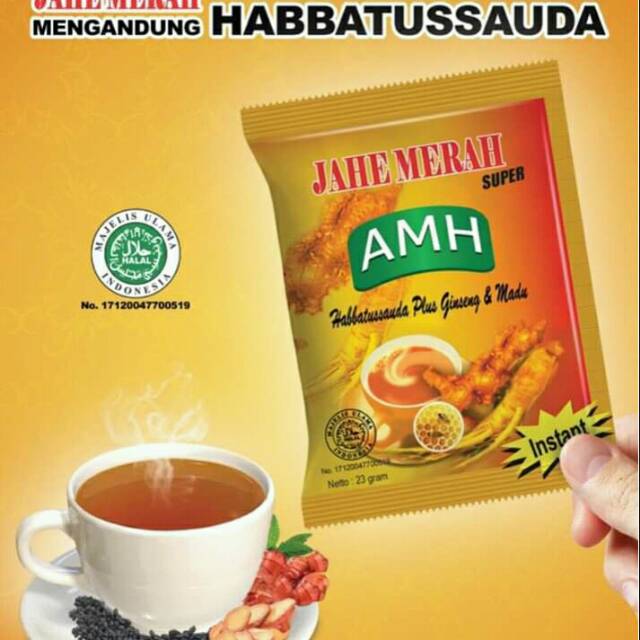 JAHE MERAH AMH 1BAL 240 saset