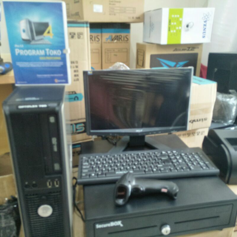 Komputer Kasir retail Siap pakai lengkap dengan PC branded Hp desktop branded untuk berbagai jenis kebutuhan usaha ll PC kasir ll Kasir lengkap