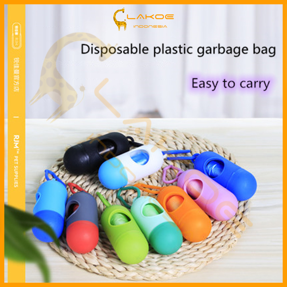 LAKOE Case Kapsul Portable Holder Popok / Kantong Sampah, Removable untuk Perlengkapan Bayi