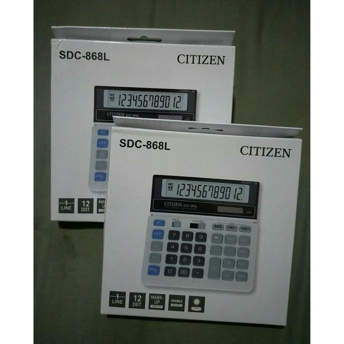 

PROMO! Kalkulator 12 Digit merk CITIZEN SDC 868L |Kalkulator