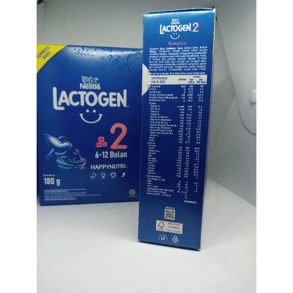 LACTOGEN 2 (6-12 BULAN) 180 GRAM - ED 03/2024