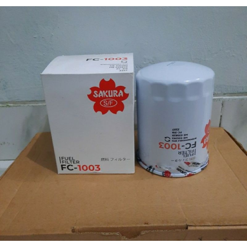 filter saringan solar atas mitsubishi canter - fuso sakura fc-1003 fc 1003 fc1003