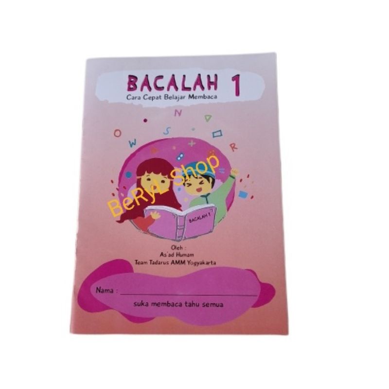 Buku Membacalah belajar Baca PAUD dan TK