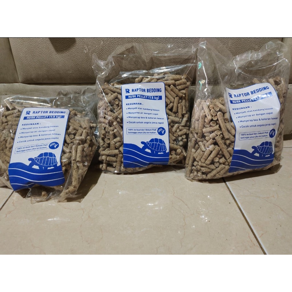 Husk Pellet - Alas Kandang Kura-Kura / Reptil