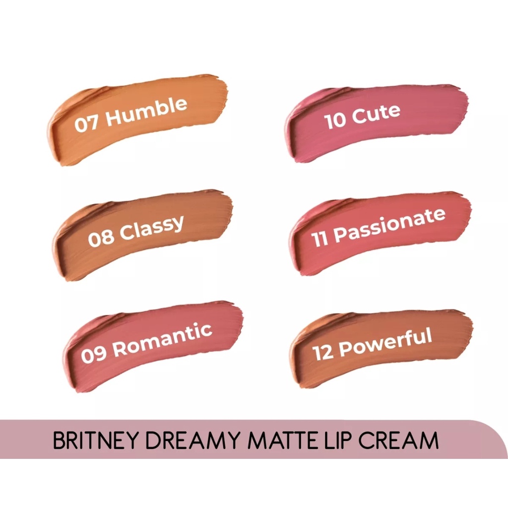 OliveShop ❤ Britney Dreamy Matte Lip Cream LipCream Lipstick