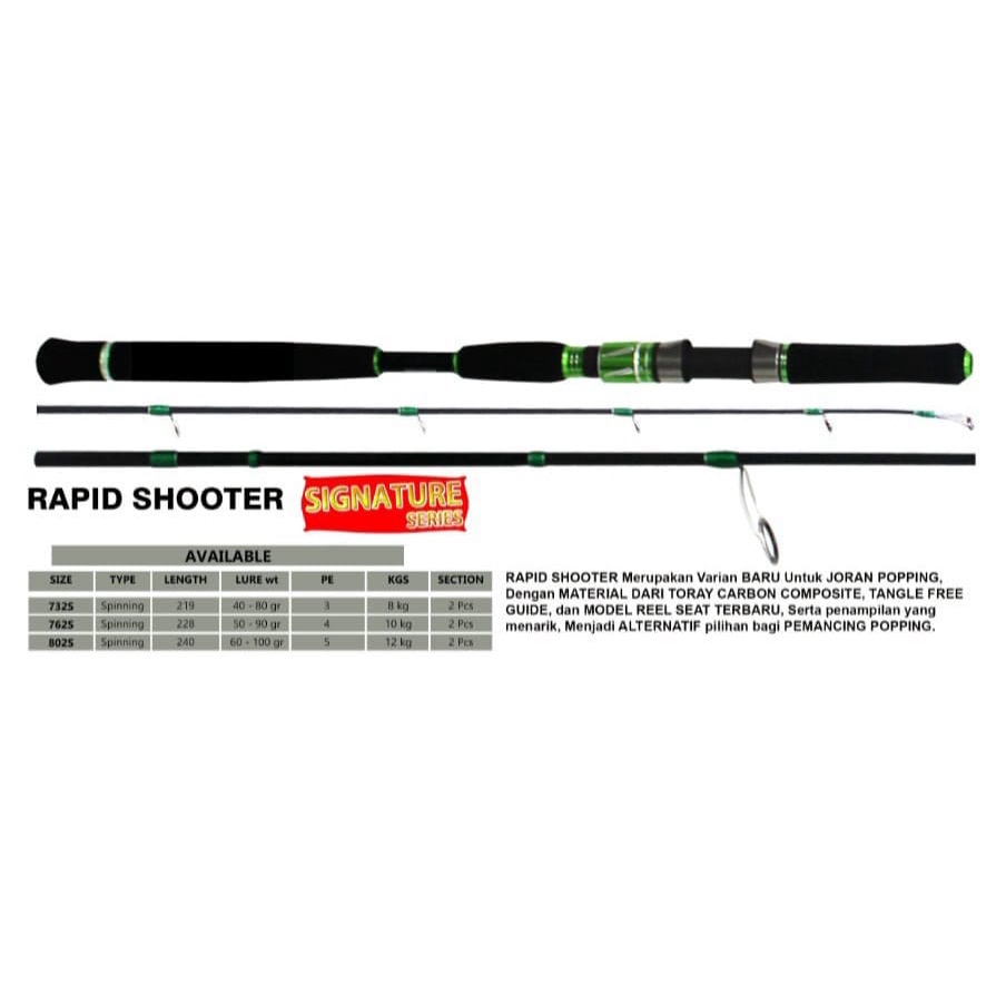 Rod POPPING GTECH RAPID SHOOTER SG