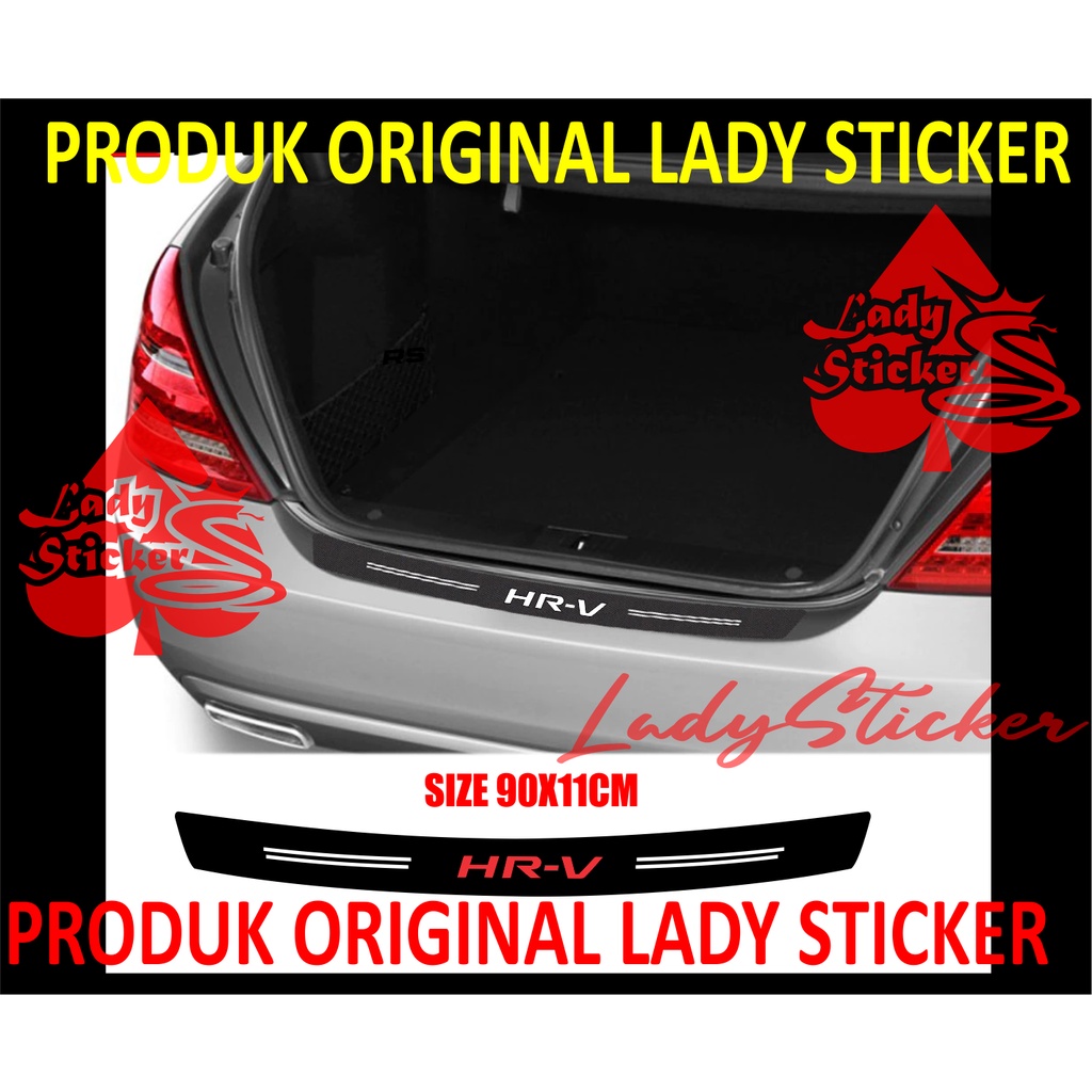 STIKER MOBIL HRV STICKER CARBON 3D BUMPER BAGASI MOBIL HONDA HRV