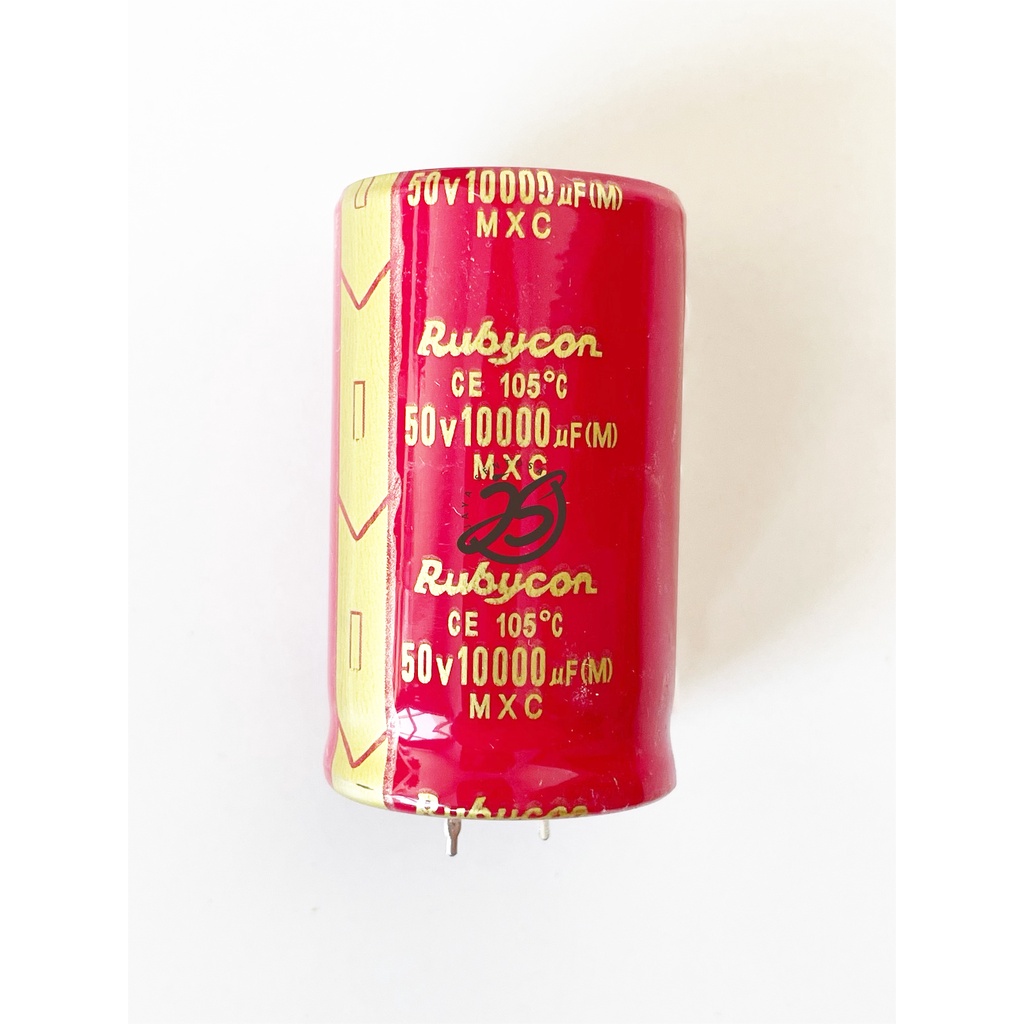 ELCO 10000UF 50V RUBYCON ASLI ORIGINAL CAPACITOR ELCO KAPASITOR ELKO 10000 UF 50 V 10.000UF