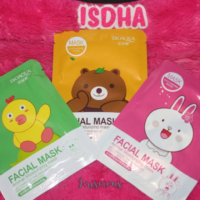 Bioaqua Animal Moisturizing Facial Mask Indonesia