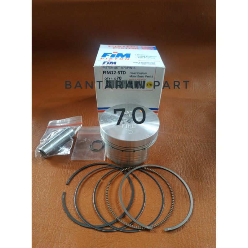 piston FIM12 TIGER diameter 70 ring piston pen piston 15