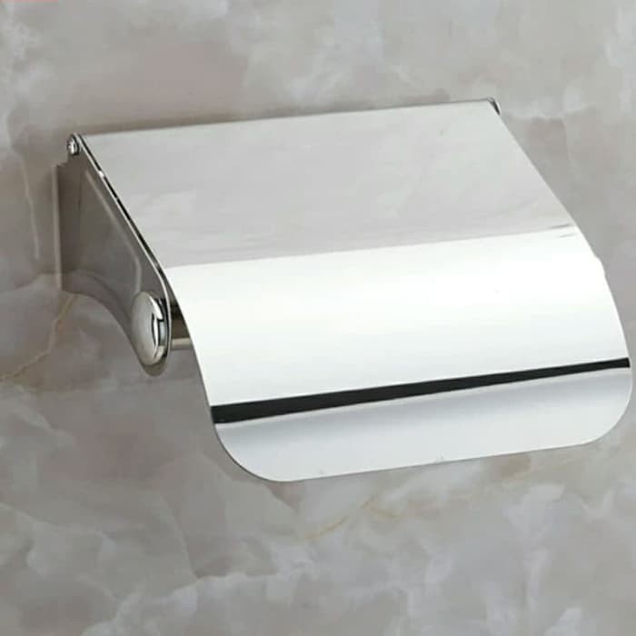 Tempat Tissue Gulung Tisu Tisue Roll Toilet WC Kamar Mandi Stainless/Tempat tissue . Paper holder .roll tisue . Tempat Tisu gulung . Tempat tissue stenlis/Tempat Tisu Gulung Toilet Tissue WC Tisue Kamar Mandi/Tempat Tissue Roll BERKUALITAS