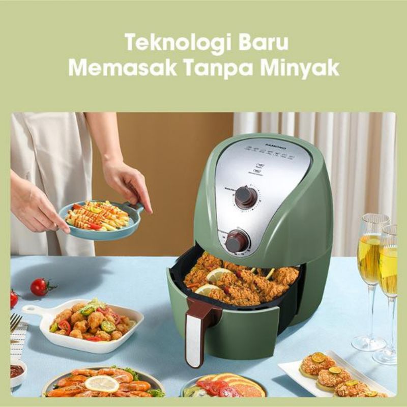 Samono SW-KZ01 Air Fryer 4.5L Mesin Penggorenan Tanpa Minyak