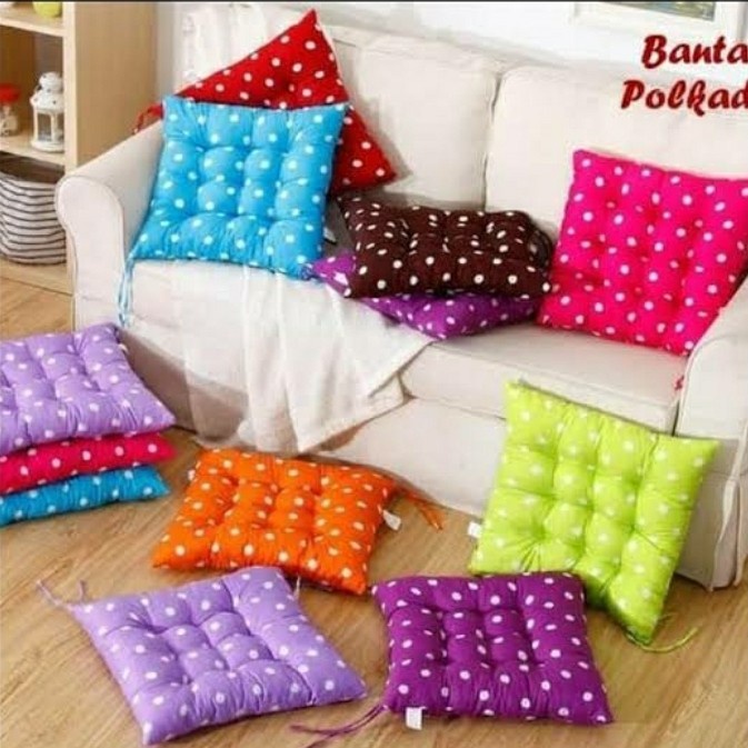 Sofa-Bantal- Bantal Dudukan Kursi Kayu / Lesehan - Pink Tua -Bantal-Sofa.